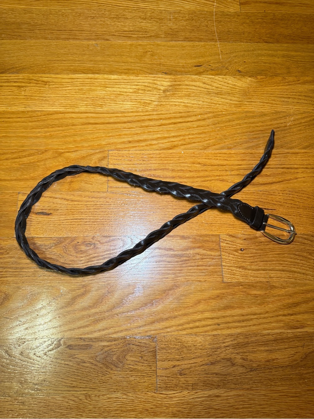 Madewell Braided Leather Belt - Brown
